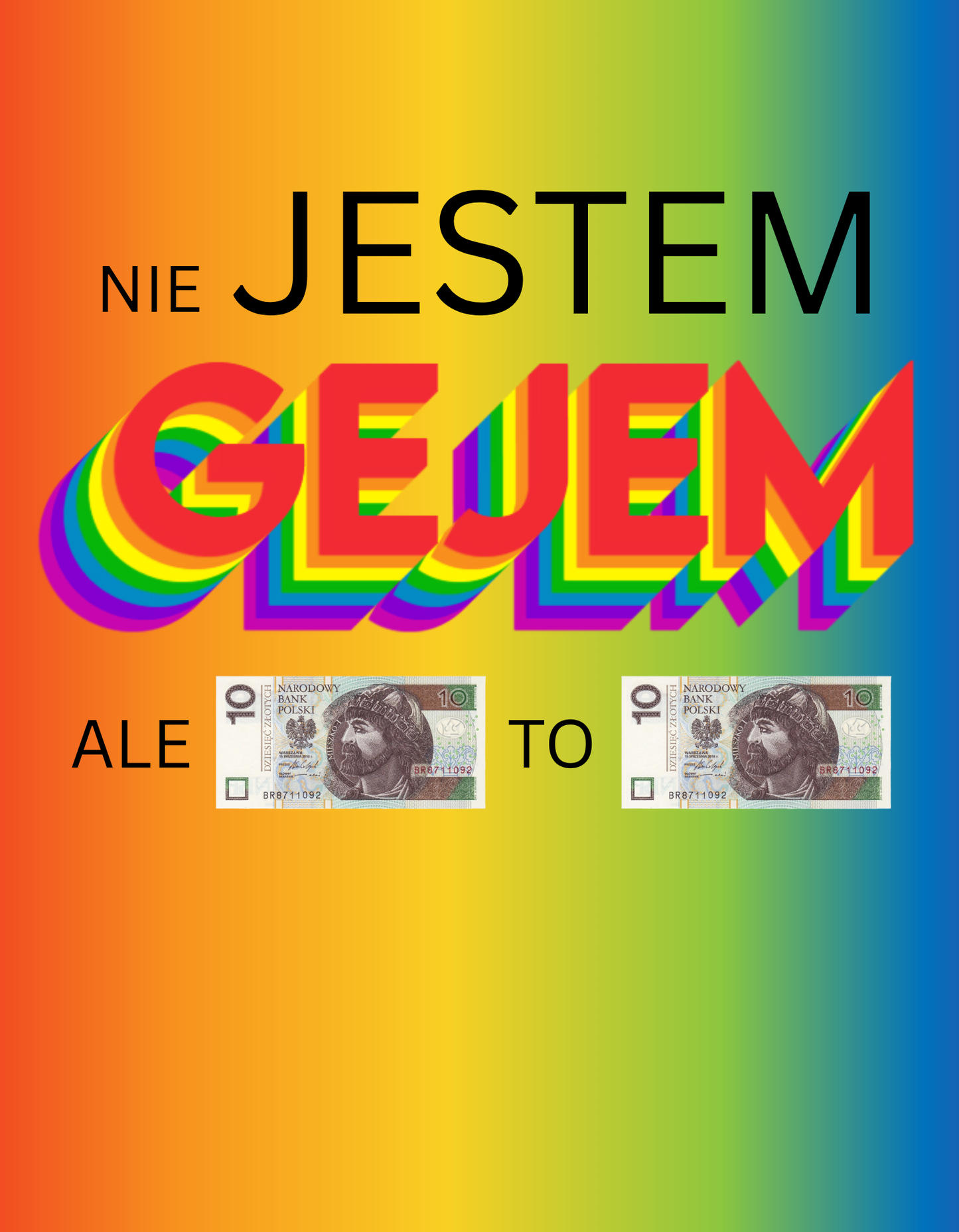 Nie Jestem Gejem Kubek