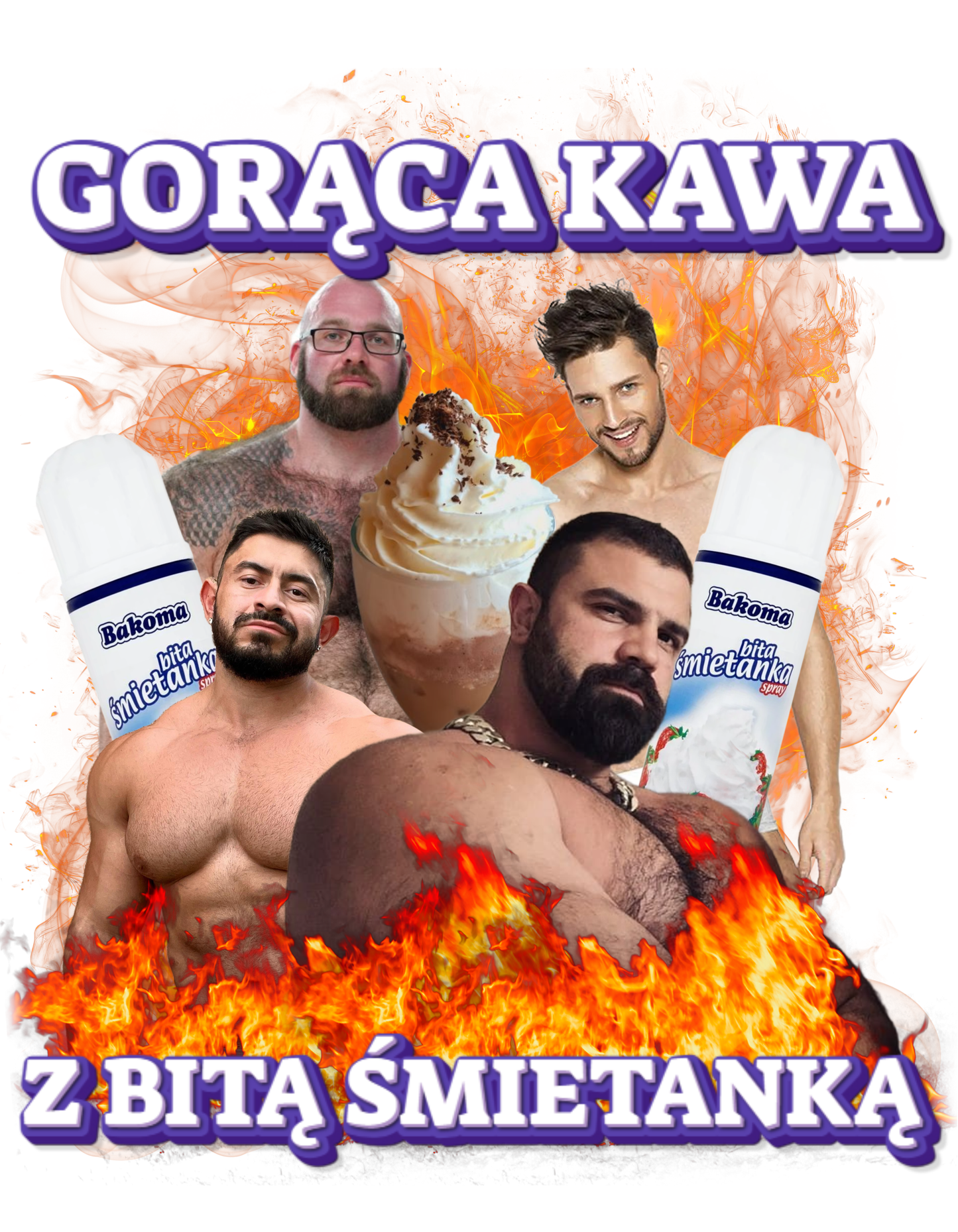 Gorąca Kawa z Bitą Śmietanką Kubek